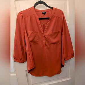 Burnt Orange Torrid Blouse